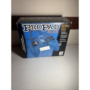 NEW IN BOX Vintage ProPad Blue PC Game Controller Interact PC Gameport